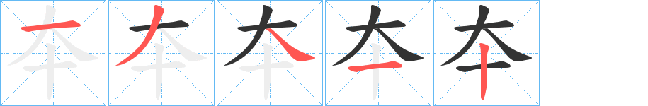 夲的筆順?lè)植窖菔?><hr /><h2>夲的基本信息</h2><div   id=