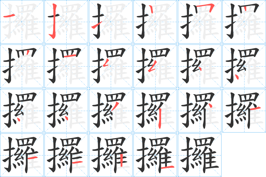 攞的筆順?lè)植窖菔?><hr /><h2>攞的基本信息</h2><div   id=