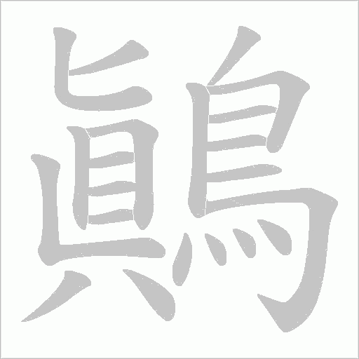 鷆的筆順動畫演示