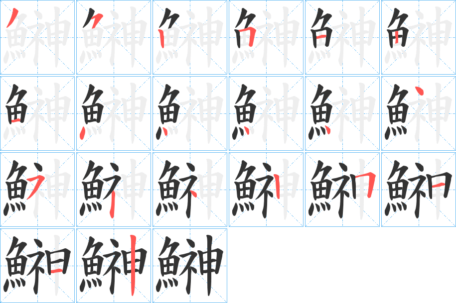 鰰的筆順?lè)植窖菔?><hr /><h2>鰰的基本信息</h2><div   id=